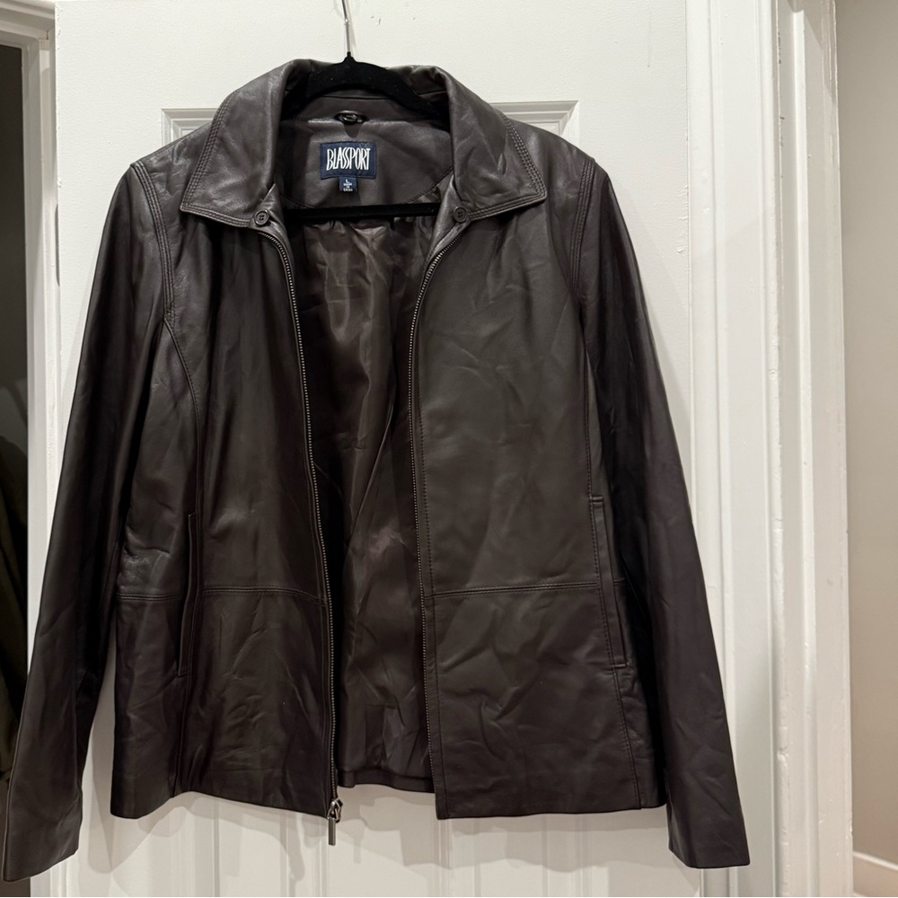 Dark Brown Leather Jacket